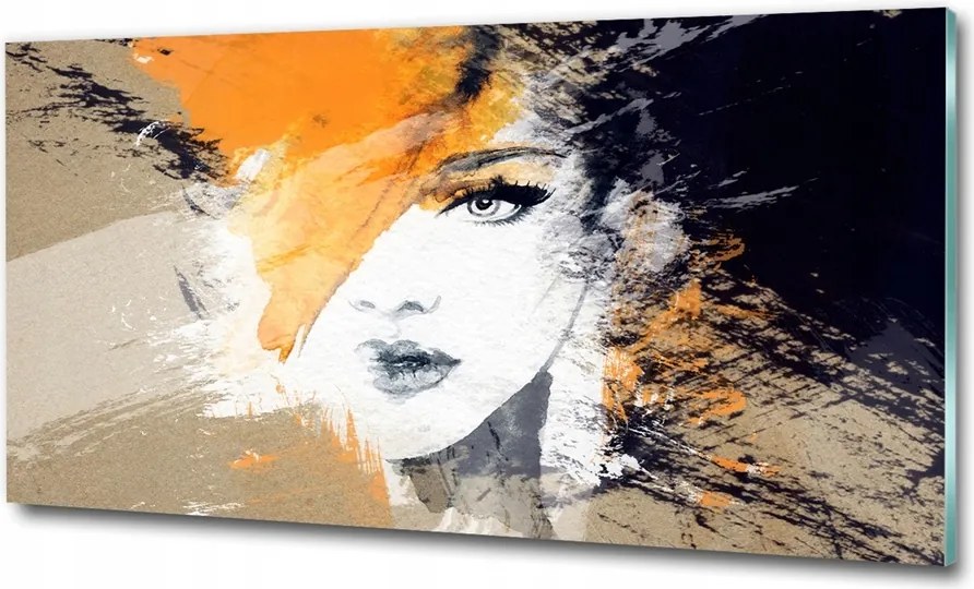 Fotótapéta üveg falra Női portré 100x70