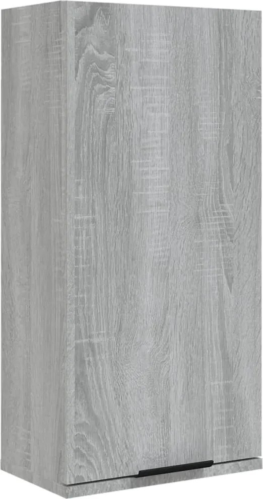 vidaXL szürke sonoma színű fali fürdőszobaszekrény 32 x 20 x 67 cm