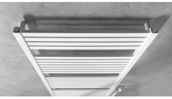 Aqualine - Fürdőszobai elektromos radiátor TONDI-E 600W/230V 133 cm fehér egyenes