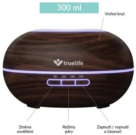 TrueLife AIR Diffúzor D5 Sötét aroma diffúzor