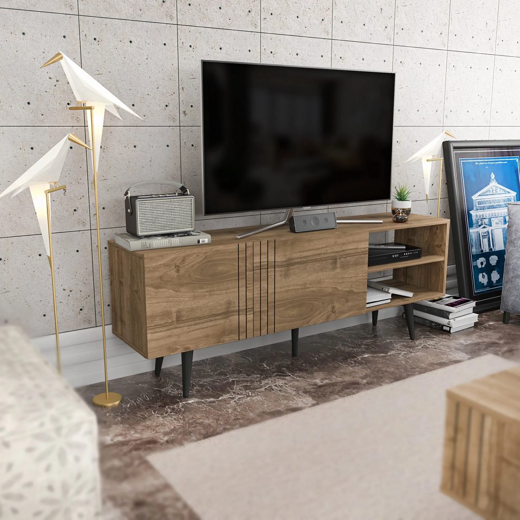 TV szekrény Ronas - Walnut