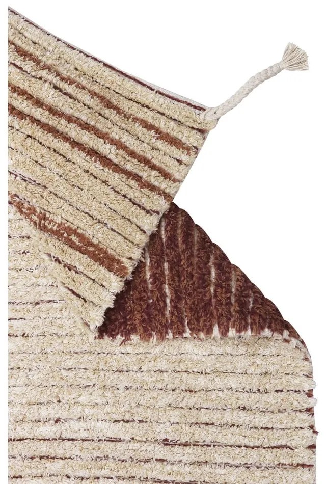 Téglavörös pamut szőnyeg 80x140 cm Twin Toffee – Lorena Canals