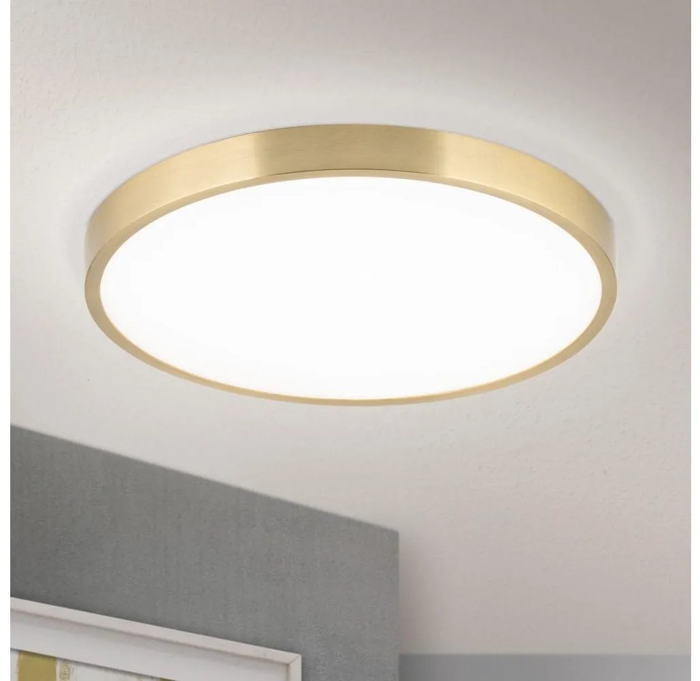 Orion DL 7-657/28 - LED Mennyezeti lámpa BULLY LED/28W/230V átm. 28 cm arany