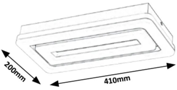 Rabalux 5648 - LED Mennyezeti lámpa ALANA LED/40W/230V fehér