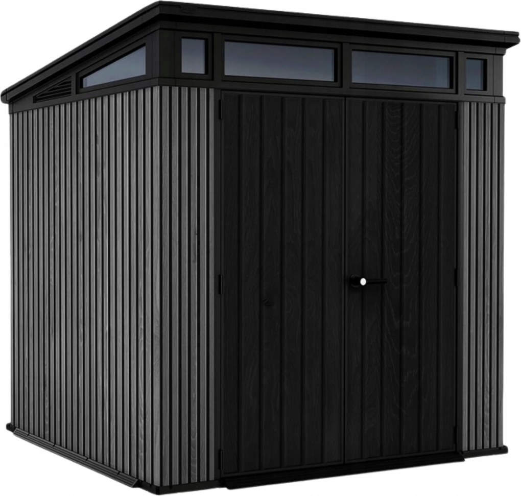 Műanyag kerti házikó Szerszámtároló 216x216cm Abiko