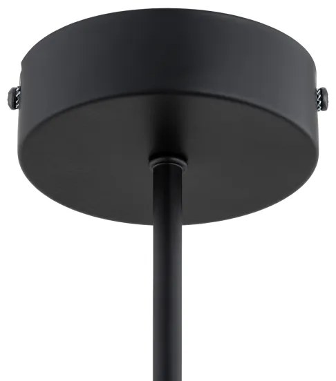 Csillár rúdon FOTON 4xE14/10W/230V fekete