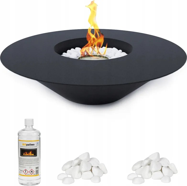 Universe álló Biokandalló fekete Terasz Kert