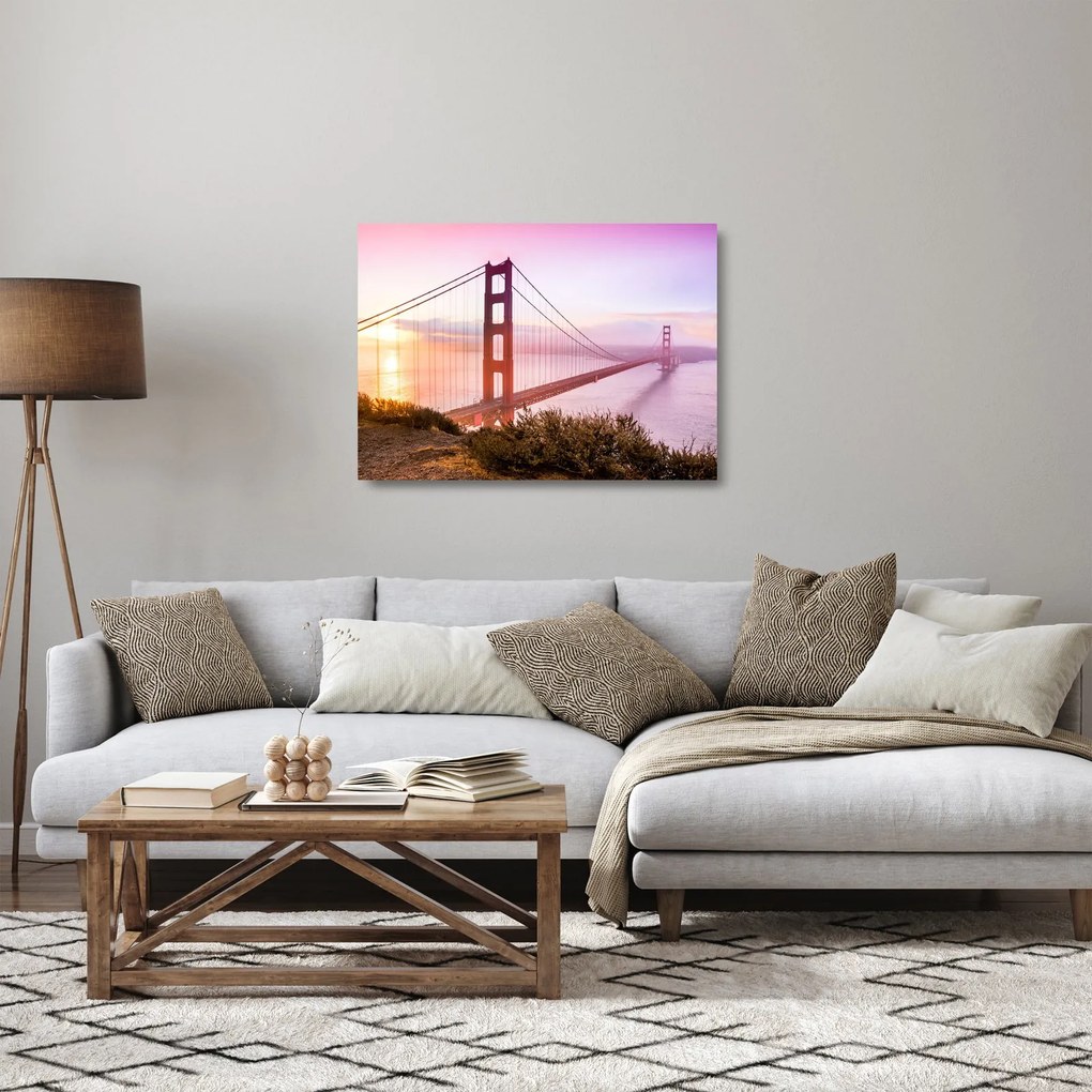 Üveg kép - San Francisco (70x50 cm)