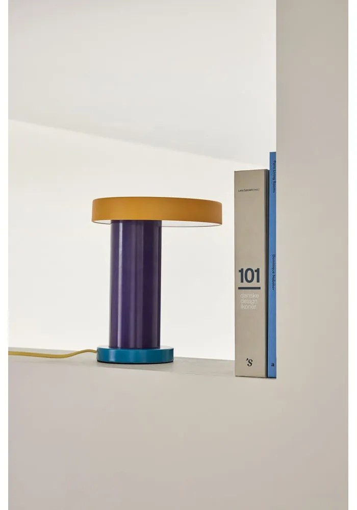 Lila LED dimmelhető asztali lámpa (magasság 25 cm) Magic – Hübsch