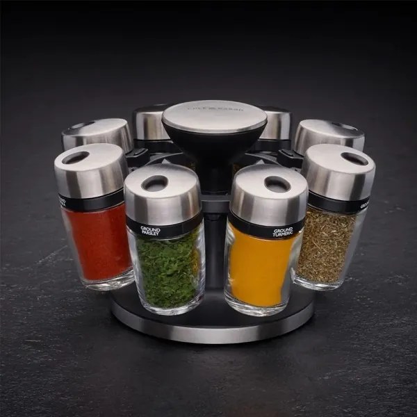 Cole&Mason - MASTER 9 részes forgatható fűszertartó állvány