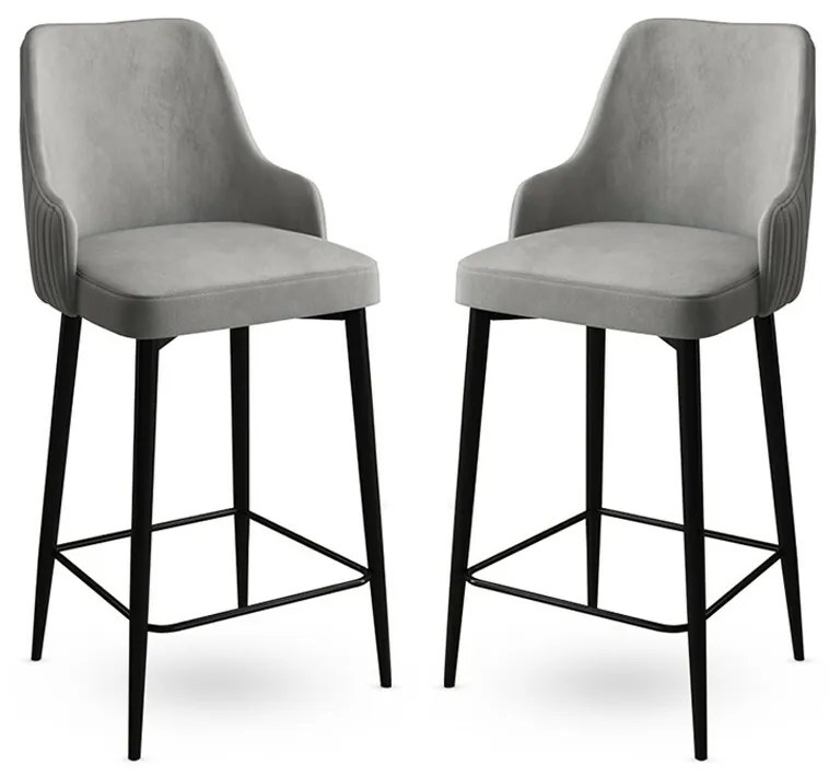 Enox Grey bárszék szett, 2 db, 2 db