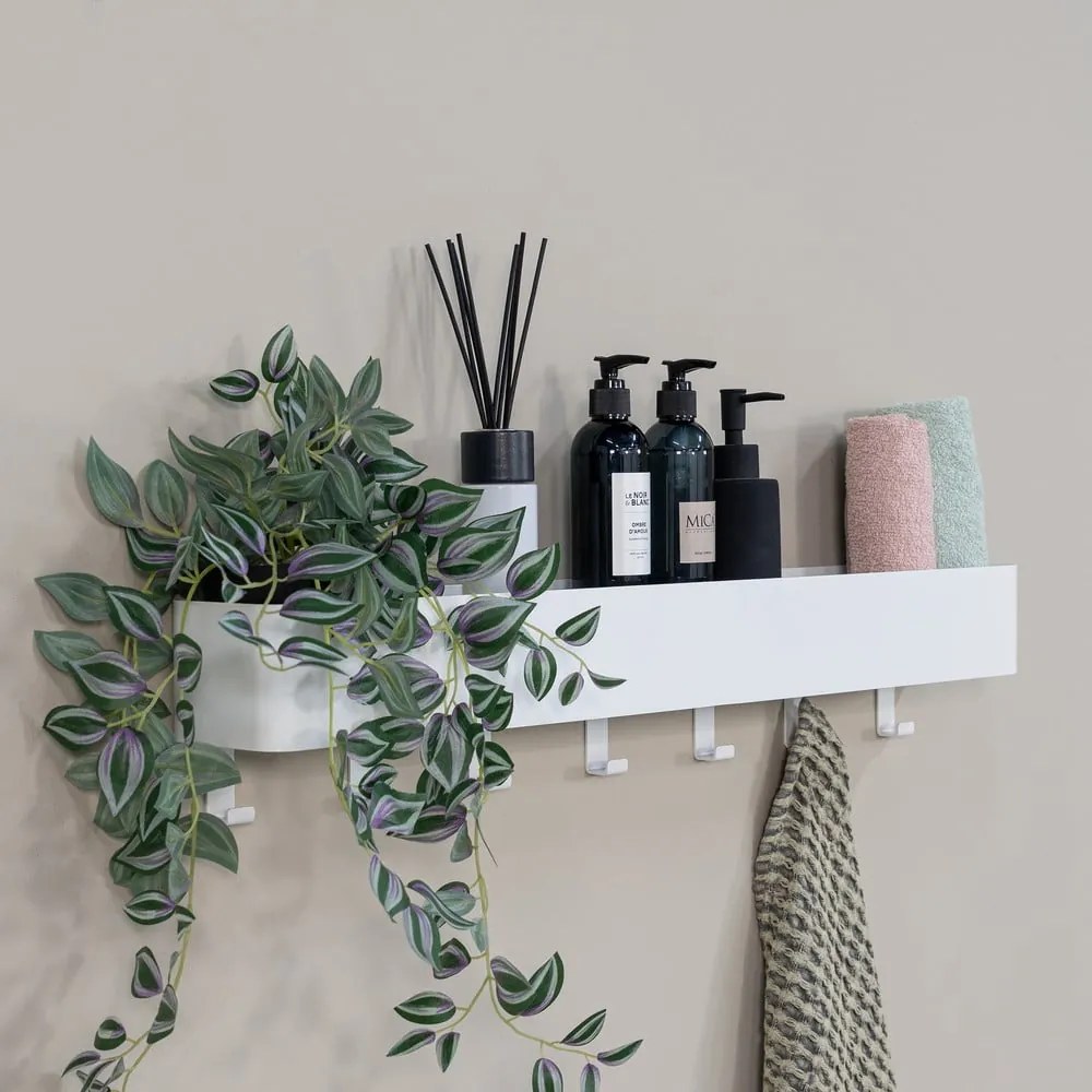 Fehér fali acél fürdőszobai polc Multi – Spinder Design