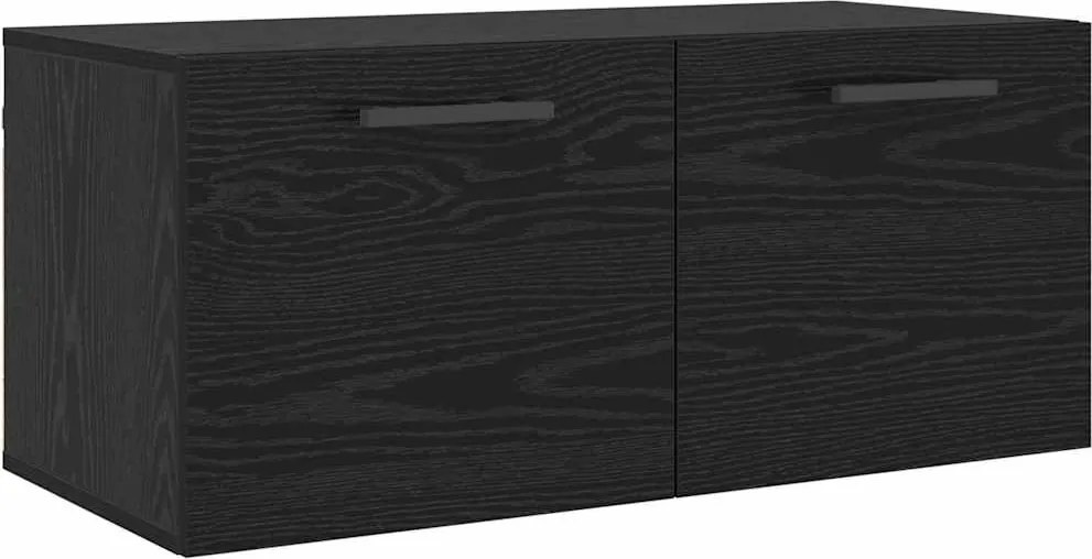 vidaXL Fali Szekrény Musta tammi 80 x 36.5 x 35 cm Faanyag