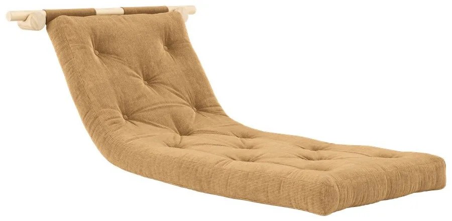 Világosbarna kordbársony fotel Hooked – Karup Design