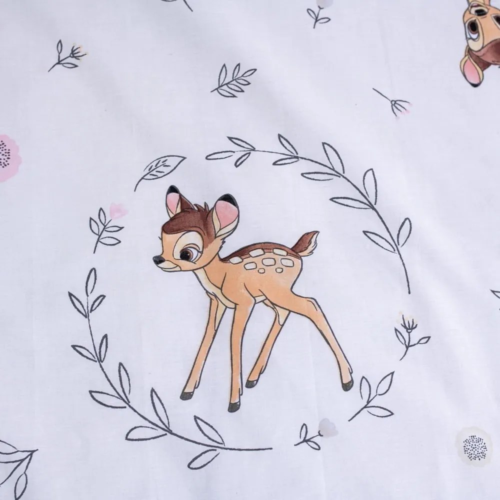 Pamut gyerek ágyneműhuzat babaágyhoz 100x135 cm Bambi "Beige" – Jerry Fabrics