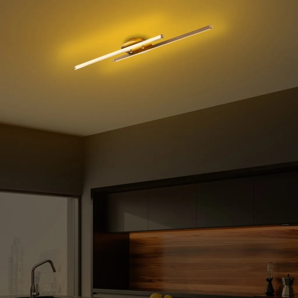 Umut 13297 arany fém LED függőlámpa, 86 x 17 cm