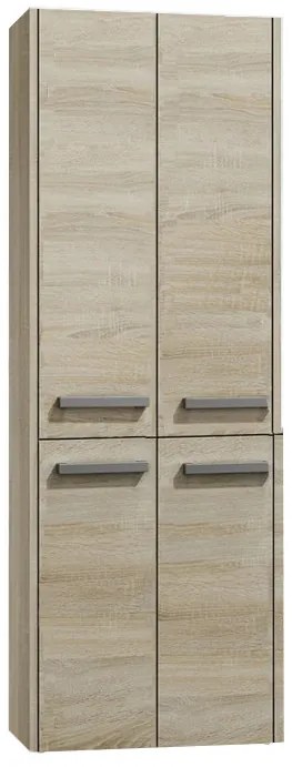 Adino Lungo II New Fürdőszobai magasszekrény - Sonoma N