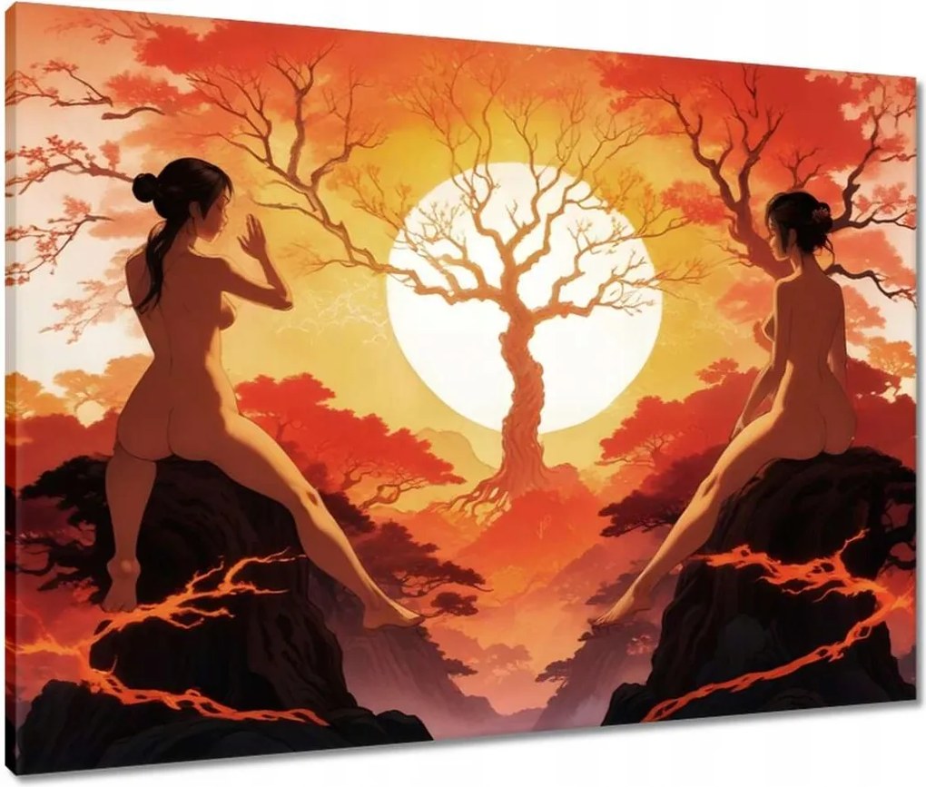 Vászonkép 80x60 Az élet fájának szimbóluma