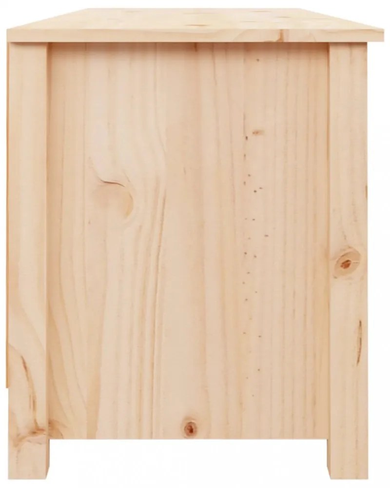 tömör fenyőfa cipőtároló pad 110 x 38 x 45,5 cm