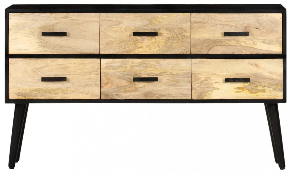 tömör mangófa tálalószekrény 110 x 33 x 64 cm