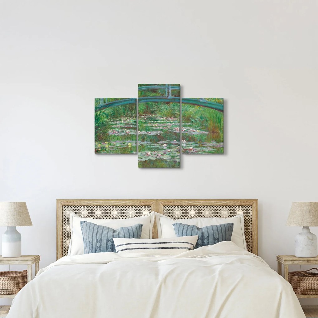 Kép - Claude Monet, The Japanese Footbridge, reprodukciók (90x60 cm)
