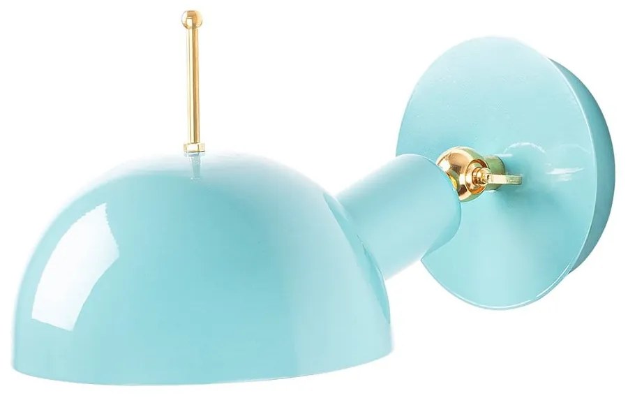Világoskék-bronzszínű fali lámpa ø 15 cm Sivani – Opviq lights