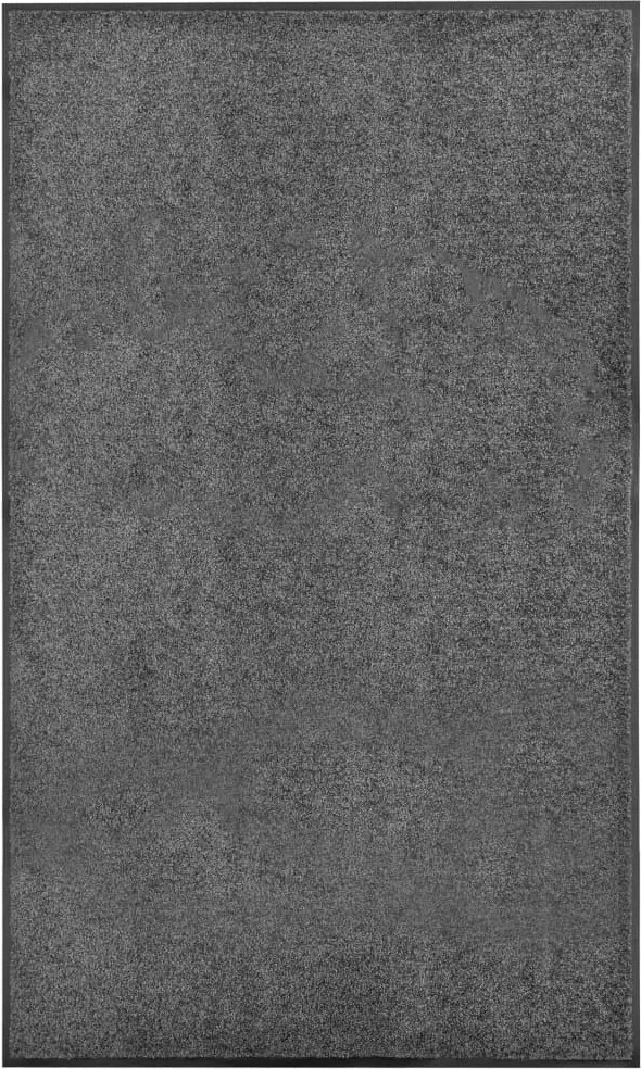 vidaXL antracitszürke kimosható lábtörlő 90 x 150 cm