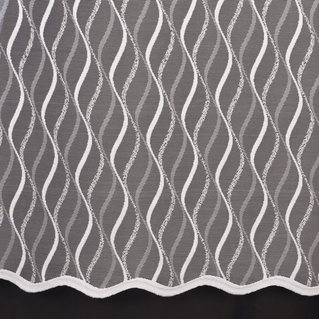 Mg Függöny lengyel jacquard 4186 Fehér 245cm 0,5m