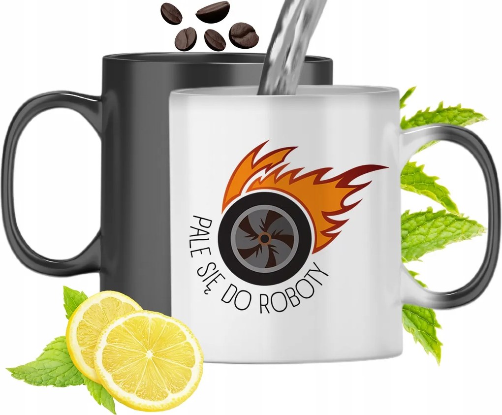 Mágikus Bögre Színváltó Mechanikusoknak, fényképes nyomtatással