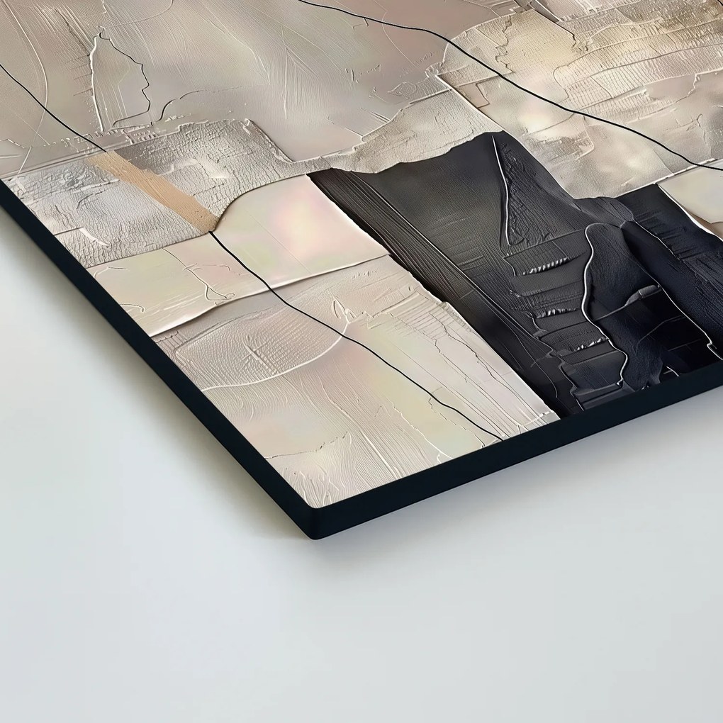 DUBLEZ | Absztrakt kép semleges színekben - Elegant