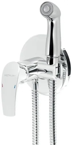 Novaservis Metalia 57 bidé csaptelep vakolat alatti résszel együtt króm 57211.0