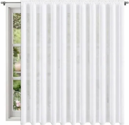 Fátyolfüggöny Fehér szalagos 500x250 Fátyol Fehér Minőségi Béka Alagút SF500