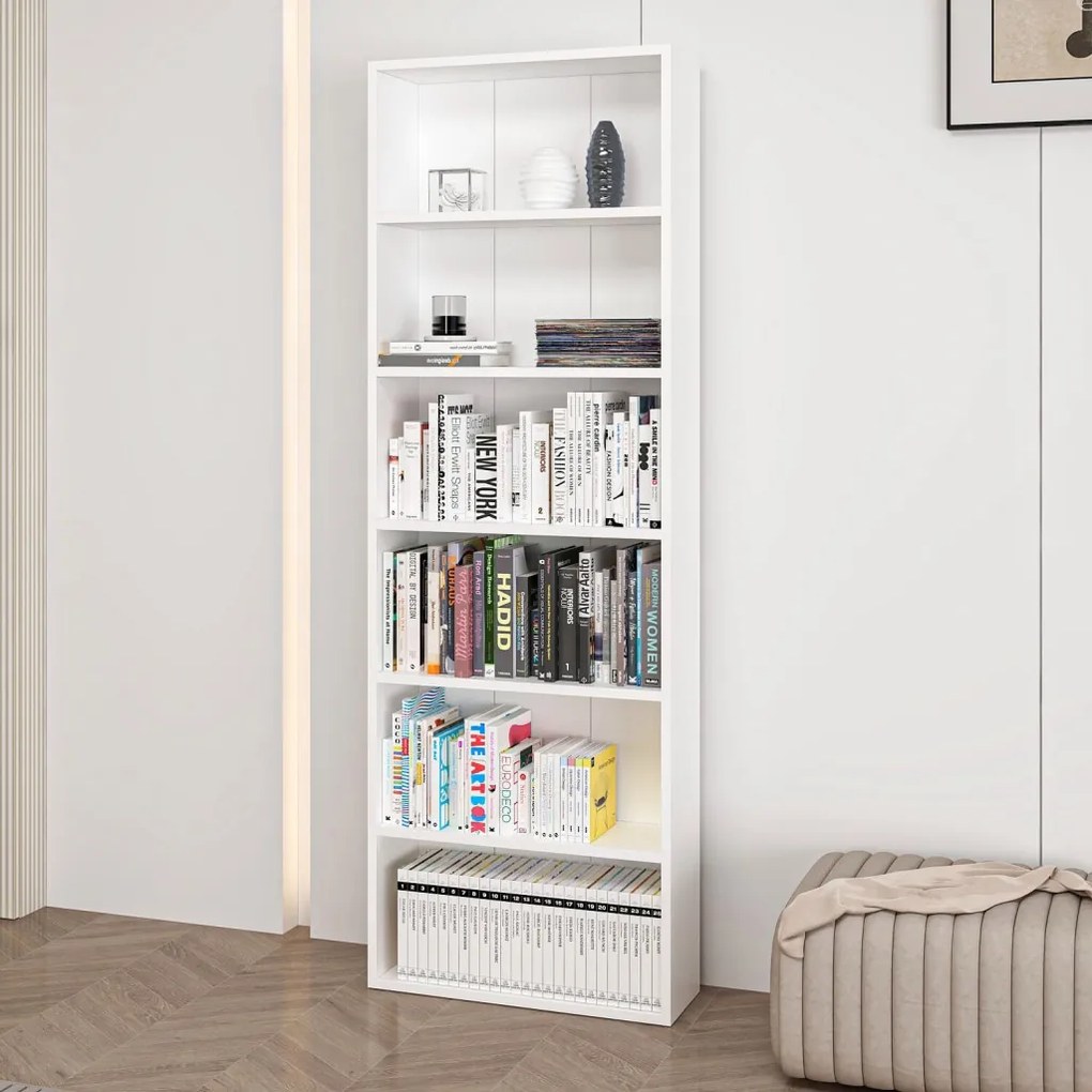 Adel könyvespolc, fehér, 60 cm – TR506MNR1543