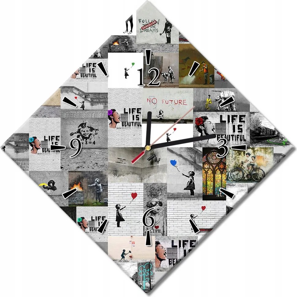 Falióra 42x42 Mix Banksy