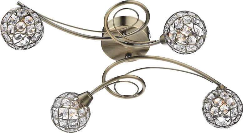 Dar Lighting CIRCA CIR0475 Plafonlámpa 4x40W/G9 IP20