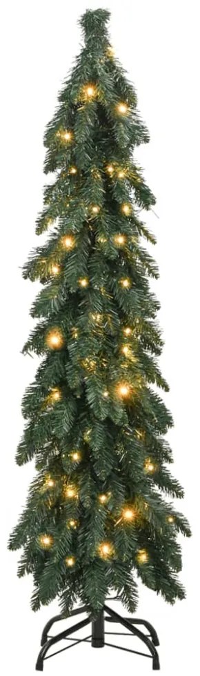 megvilágított műkarácsonyfa 60 LED-del 120 cm