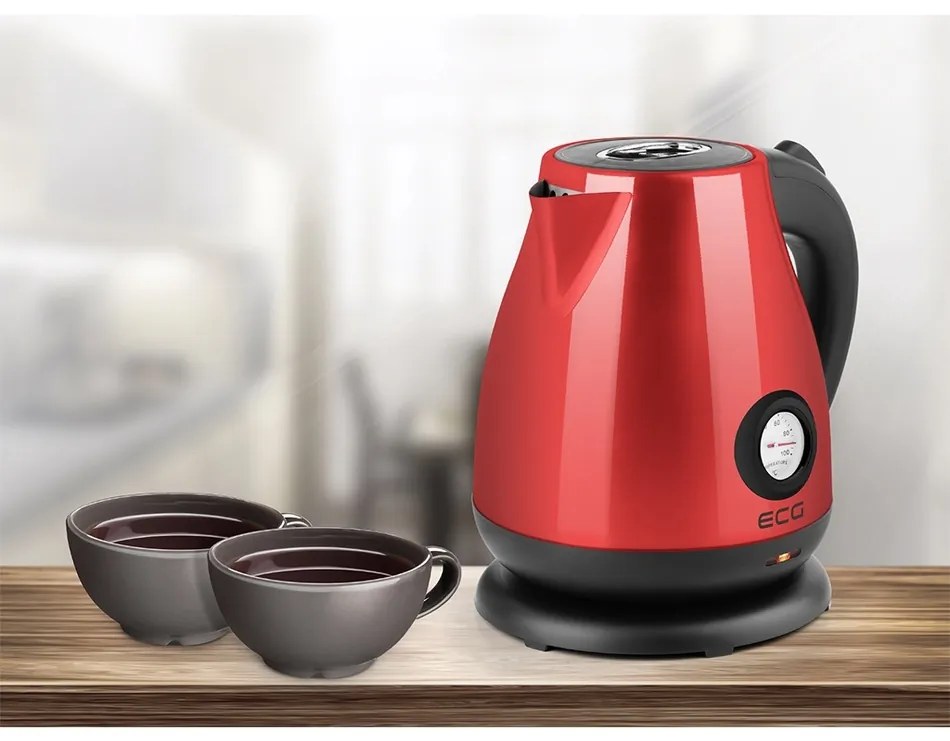 ECG RK 1705 Metallico Rosso elektromos vízforraló