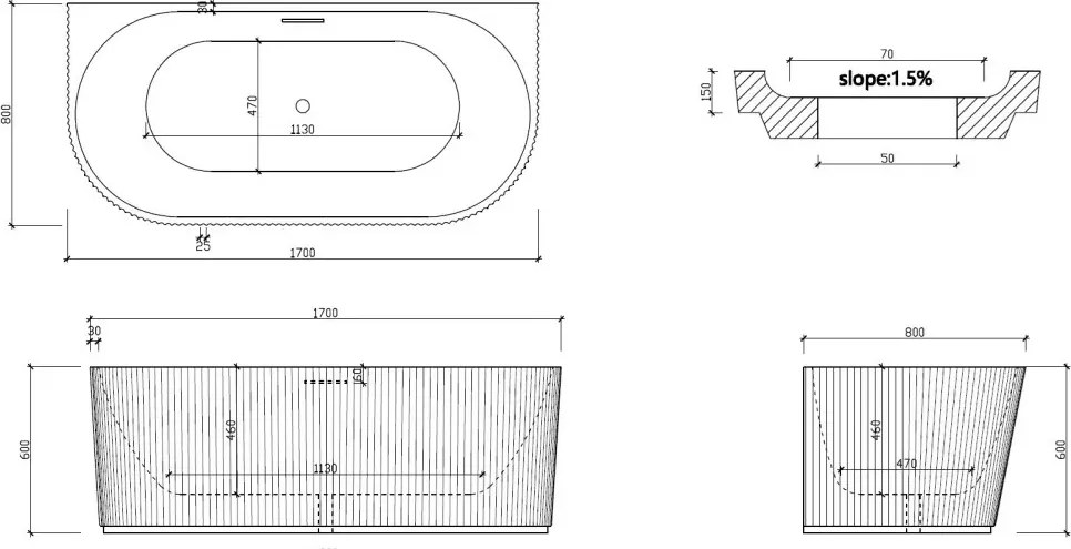 AREZZO design WARNO Falhoz tehető térkád