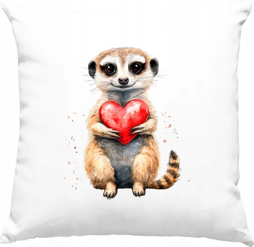 Szurikáta párna Kedves Gyerek 4 Fehér