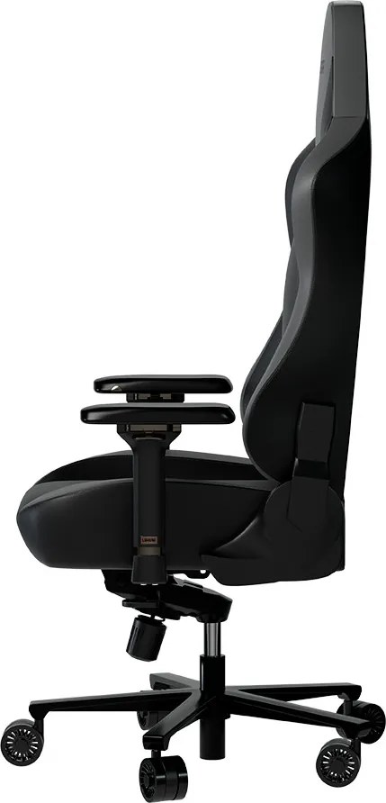 LORGAR Gamer szék, multiblokk mechanizmus, 4D karfák, 5 csillagos alumínium láb, gázlift, PU görgők, szövet műbőr, fekete-szürke