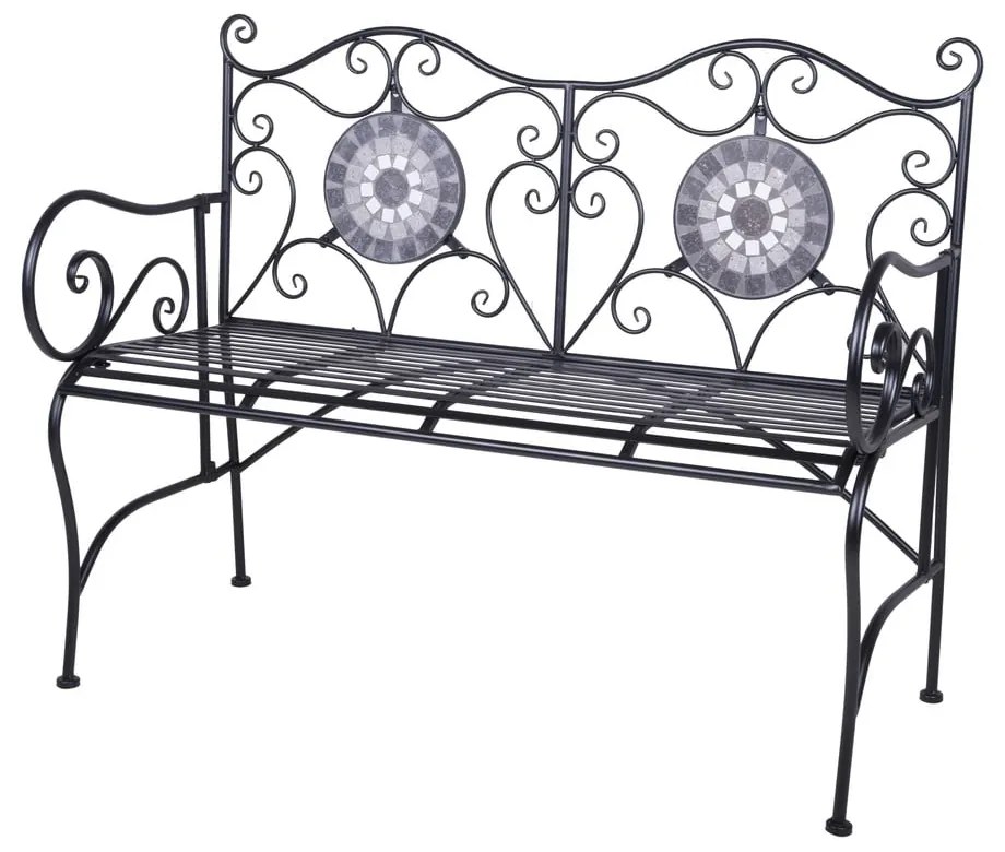 Fekete fém kerti pad Jalua – Garden Pleasure