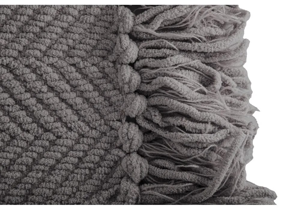 Szürke zsenília takaró 130x170 cm Renee – Tiseco Home Studio