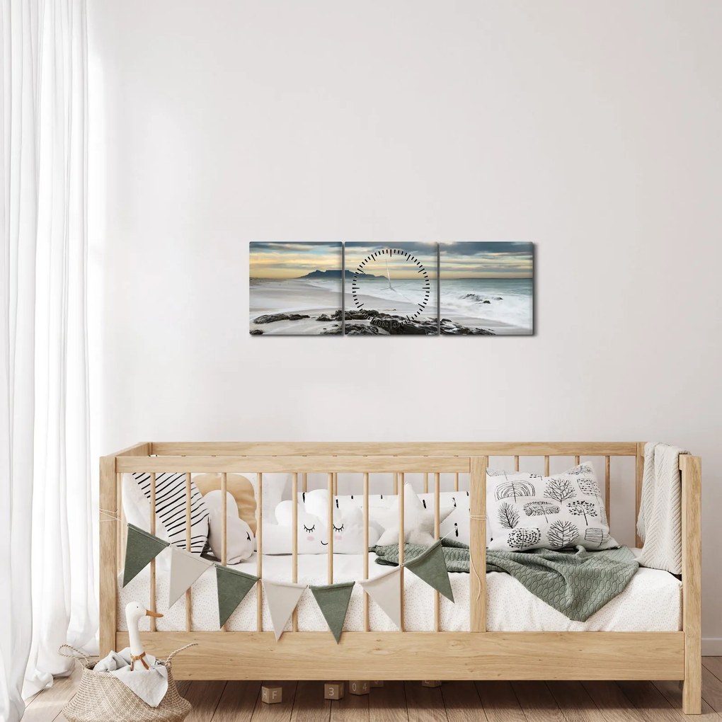 Kép - Robben Island (órával) (90x30 cm)