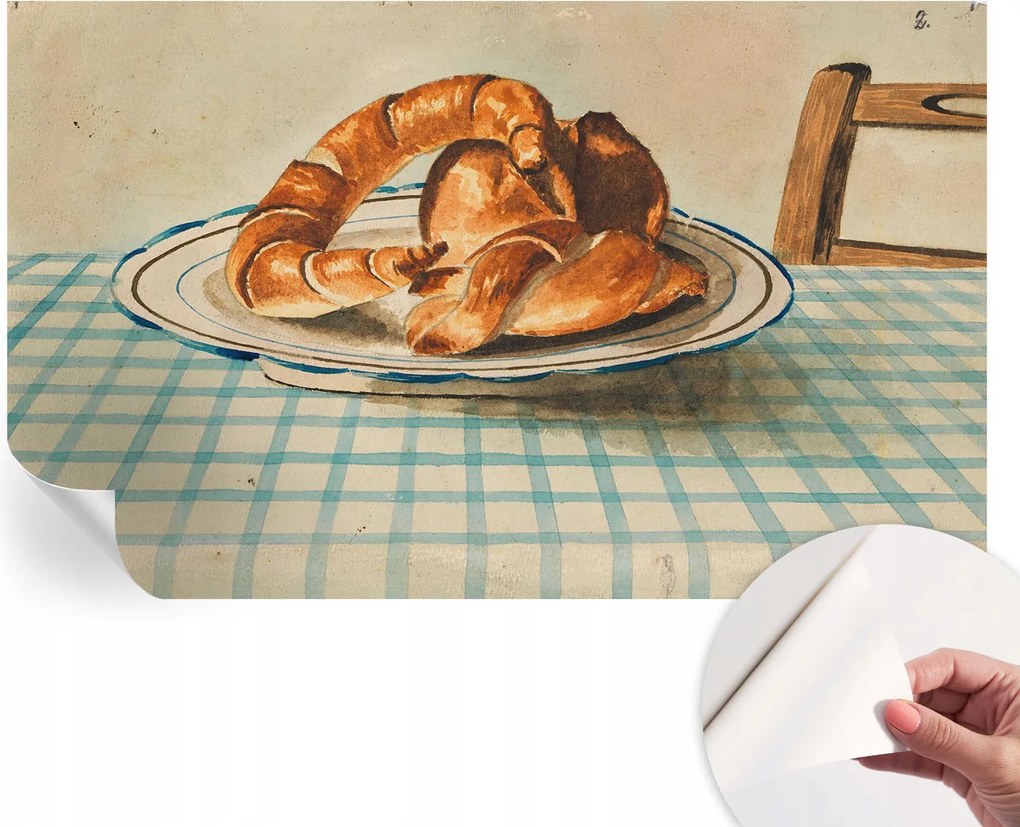 Dekoratív öntapadós fotótapéta irodába Konyhai sütemények 416x254 cm