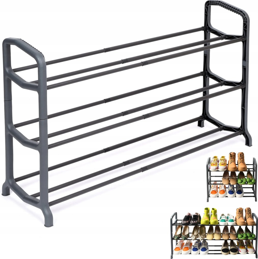 Cipőspolc Állítható Teleszkópos Rendszerező Szekrény Polc