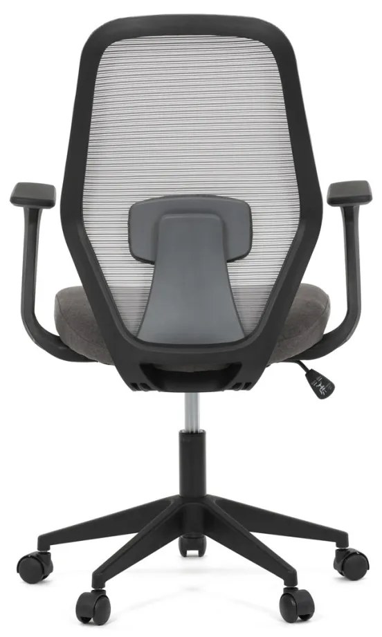 Scaun de birou pivotant de culoare gri cu mecanism de balansare. KA-V3149