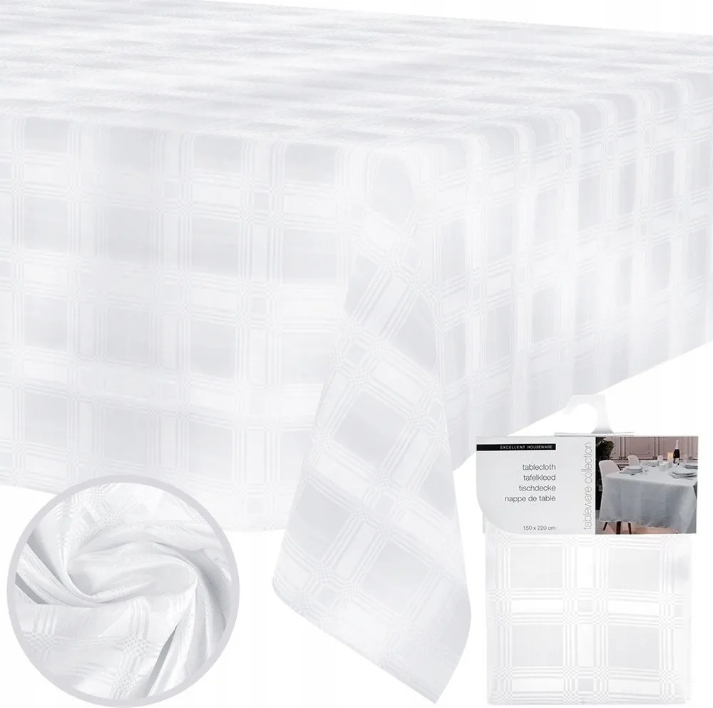 Abrosz Fehér klasszikus hagyományos dekoratív foltálló 220x150cm