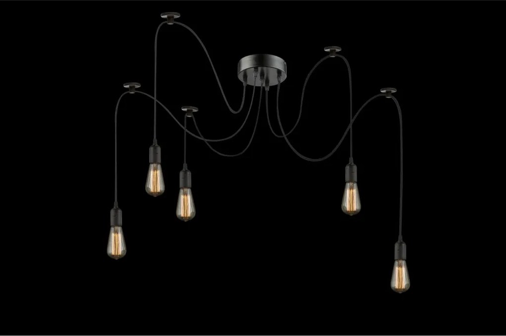 Függeszték Fekete MARACANA GLOBO-A110-5