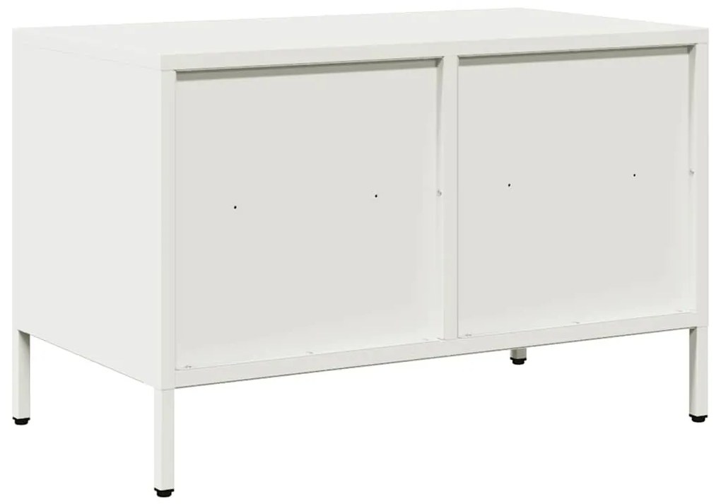 fehér hidegen hengerelt acél TV-szekrény 68 x 39 x 43,5 cm