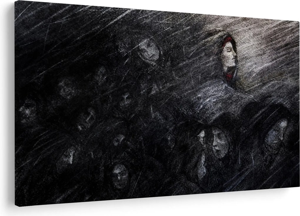 Kép - Szomorúság és lemondás (90x60 cm)